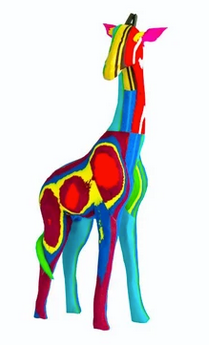 La Girafe de Taille Moyenne (M)